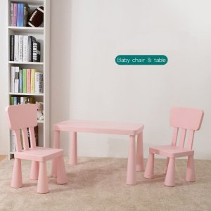 Kids Plastic Colourful Student Seat Children's Children Table and Chair Set Kindergarten Interior Use