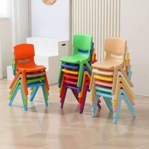 Colorful Child-Friendly Plastic Chair for Students